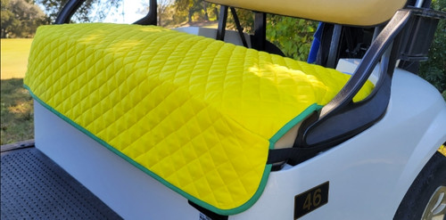Golf Chic Covers Yellow W/Kelly Green Binding