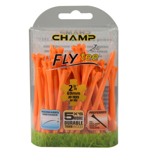 FLYTee Orange Golf Tees
