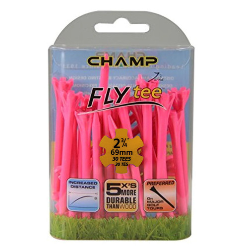 FLYTee Pink Golf Tees