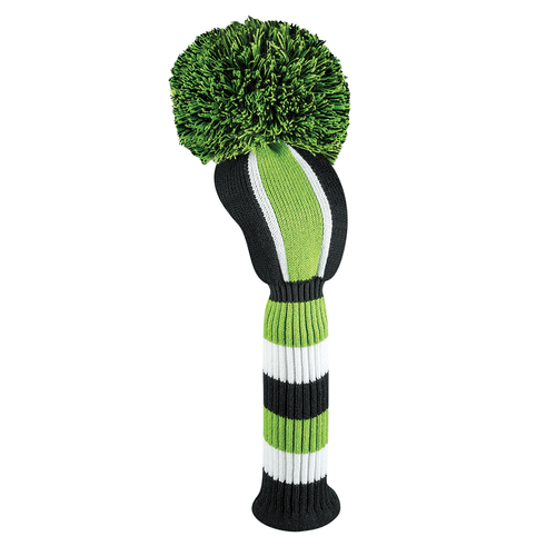 just for golf green stripe driver cover