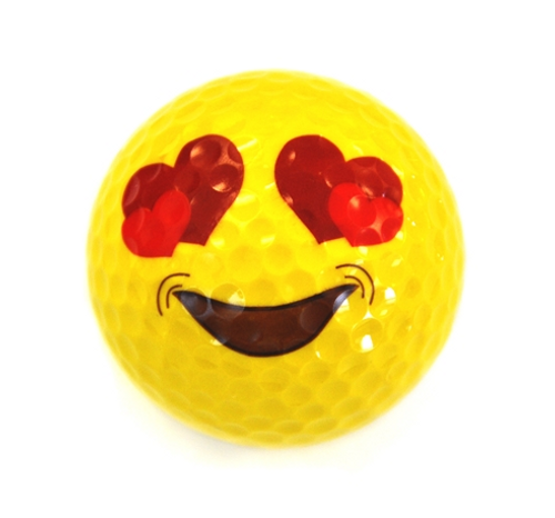 Love Emoji Golf Balls