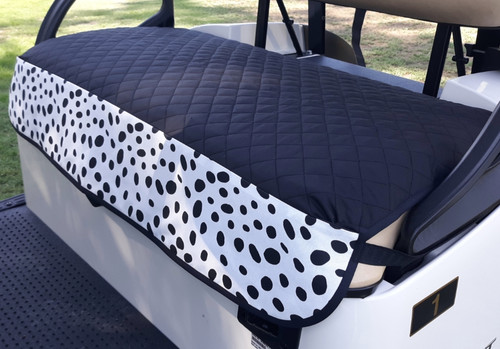 Golf Chic Covers Black w/ B&W Dalmatian Trim