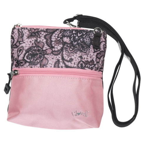Glove It Rose Lace 2 Zip Carry All Bags