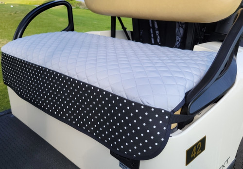 Golf Chic Covers Silver-Grey W/B&W Dalmatian Trim