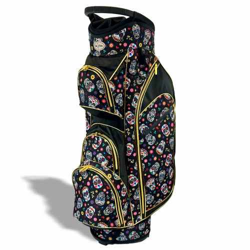 Taboo Fashions Ladies Golf Cart Bag - Sugar Skull