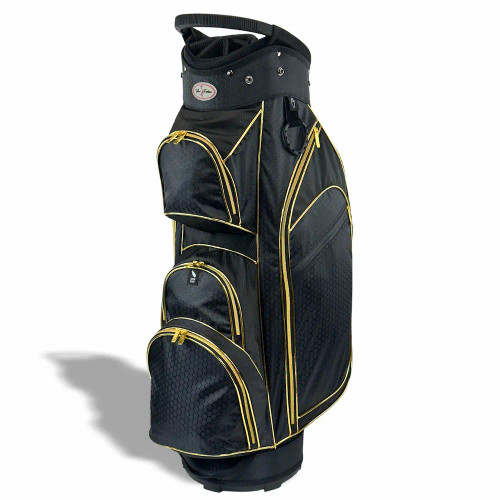 Taboo Fashions Ladies Golf Cart Bag - Black Gold