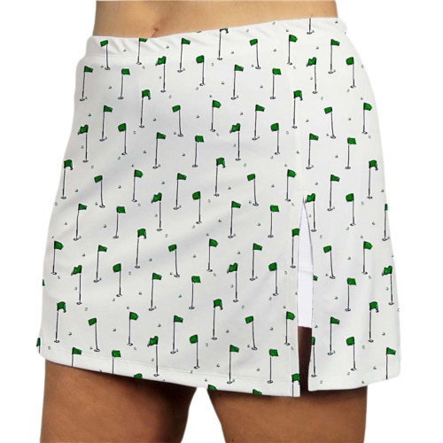 FestaSports Side Slit Golf Skorts - Sassy and sleek with a slit on the left thigh to show a peek of the shorts underneath