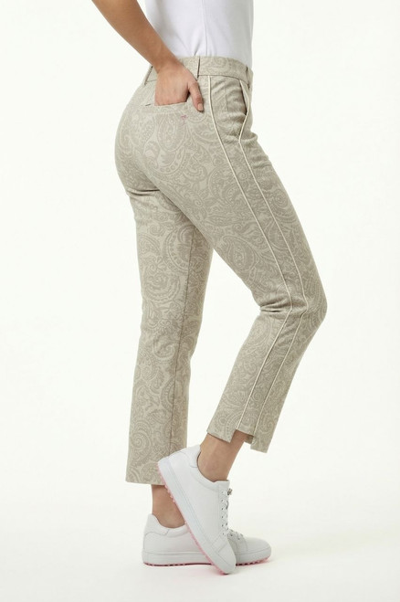Golftini Pattern Stretch Ankle Pant
