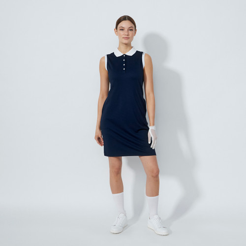 DS Sicaya Navy Sleeveless Dress