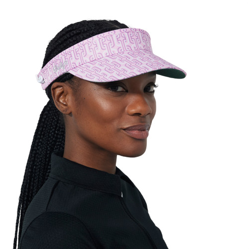 DS Delusion Pink Print Visor