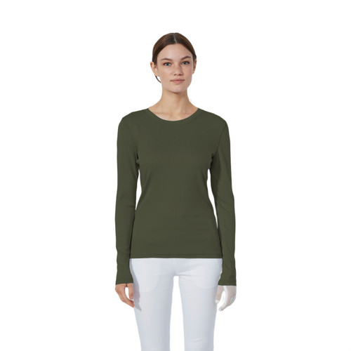 DS Ancona Kalamata Long Sleeve Round Neck Top