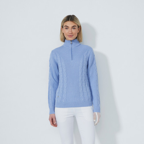 DS Blue Heron Cable LS Pullover Unlined