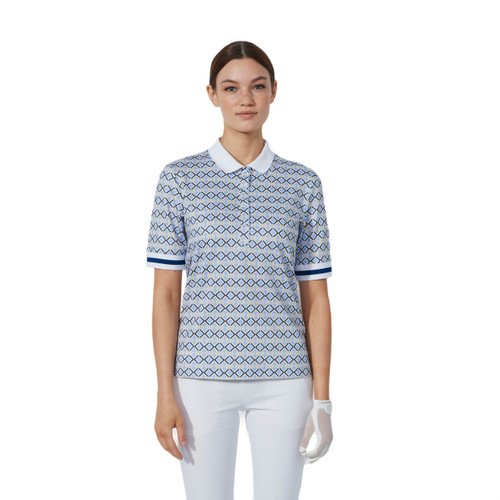 DS Kaleidoscope Print Half Sleeve Polo Shirt image 1