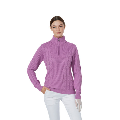 DS Veronica Cable LS Pullover Lined image 1