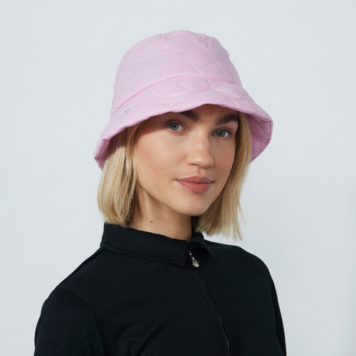 DS Catania Pink Pansy Quilted Hat
