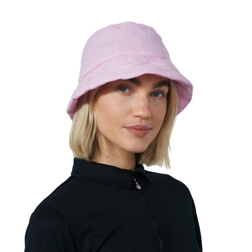 DS Catania Pink Pansy Quilted Hat