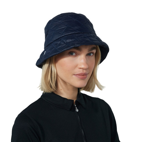 DS Catania Dark Navy Quilted Hat F25