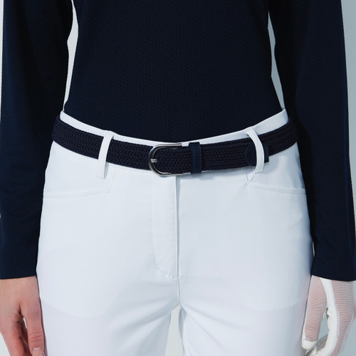 DS Dark Navy Braided Elastic Belt P25 image 1