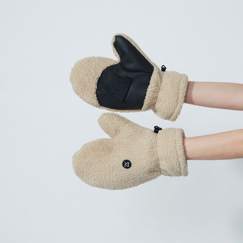 DS Pile Raw Beige Hand Warmers image 1