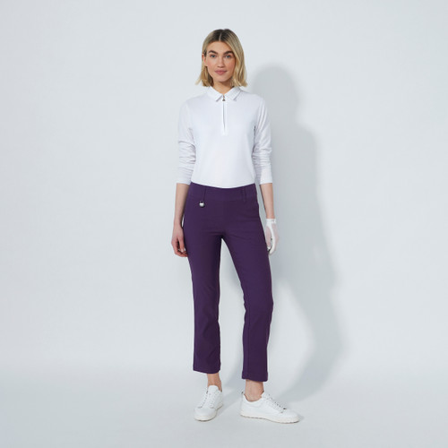 DS Magic Straight Dark Purple Ankle Pants