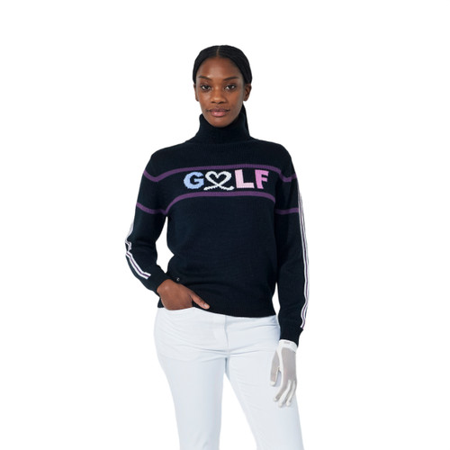 DS Logo Roll-Neck Pullover