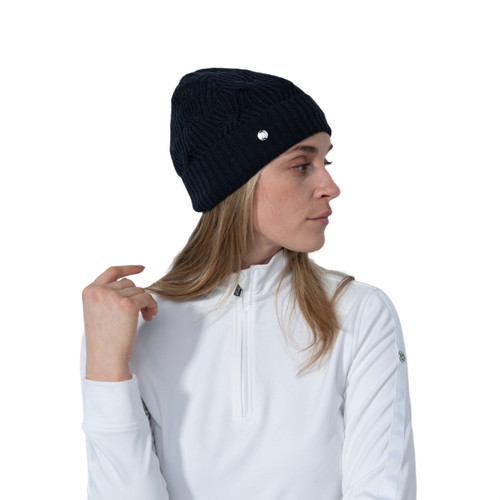 DS Dark Navy Cable Knit Hat image 1