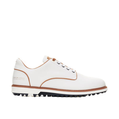 Elpaso white golf shoes for men's from duca del cosma