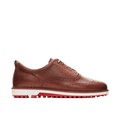 Churchill brown men's golf shoe from duca del cosma