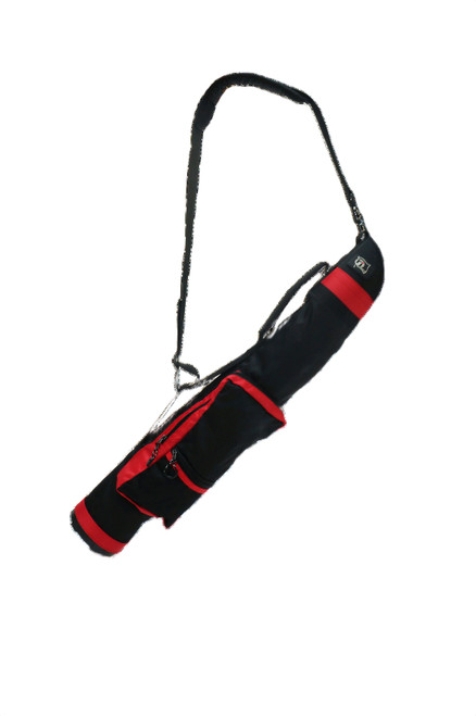 RJ Sports Sunday Black/Red Carry Golf Bag