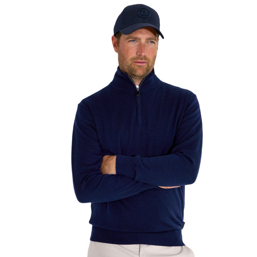 Mens Liffin Knitted Windstopper Navy image 16