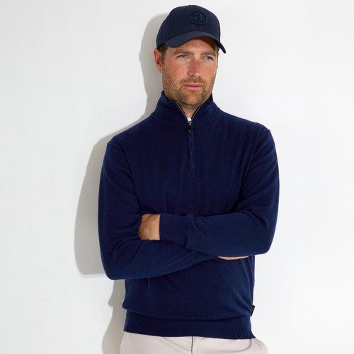Mens Liffin Knitted Windstopper Navy image 16