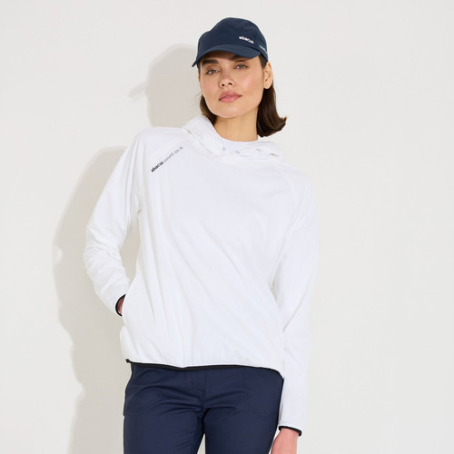 Women Bounce Waterproof Hoodie White image 12