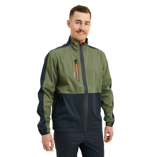 Mens Bounce Rain Jacket Navy Combo image 1