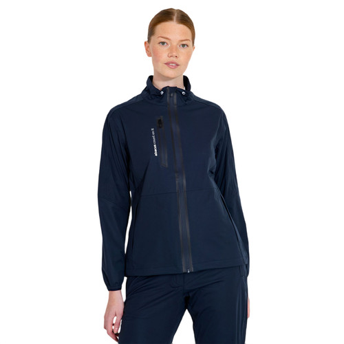 Women Bounce Rain Jacket Navy image 16