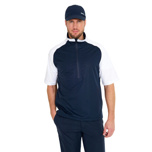 Men Bounce Rain Shirt Navy/White image 9