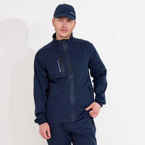 Mens Bounce Rain Jacket Navy image 13
