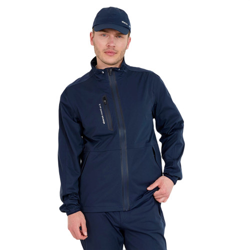 Mens Bounce Rain Jacket Navy image 13