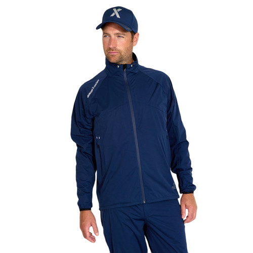 Men's Pitch 37.5 Waterproof Golf Jacket Dark Blue image 21
