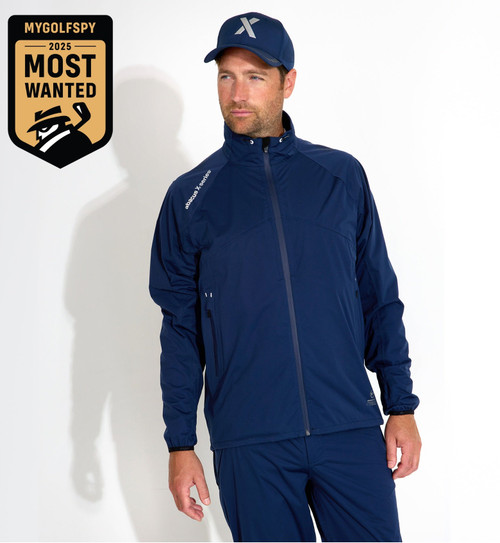 Men's Pitch 37.5 Waterproof Golf Jacket Dark Navy image 27