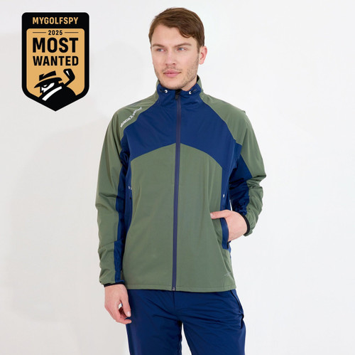 Men's Pitch 37.5 Waterproof Golf Jacket Forest image 10