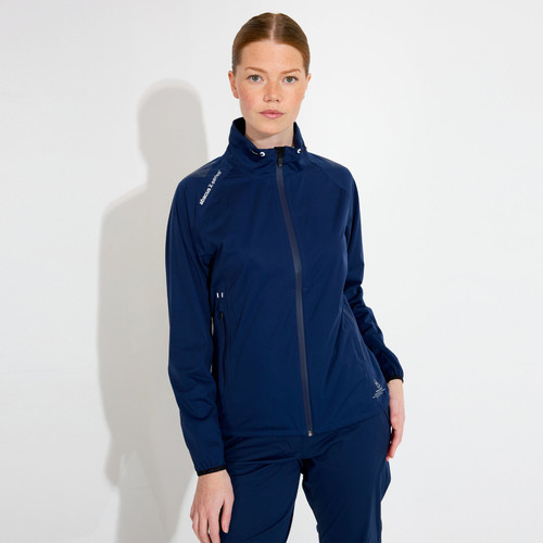 Women Pitch 37.5 Golf Rain Jacket Midnight Navy image 21
