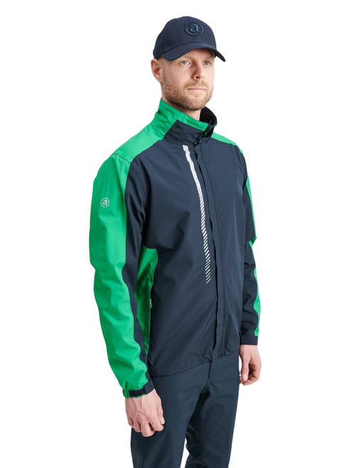 Mens Links Stretch Rain Jacket Navy Fairway image 31