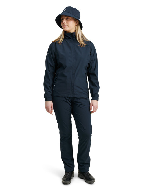 Women Links Stretch Rain Jacket Navy image 21