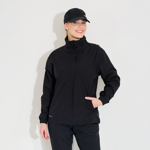 Women Links Stretch Rain Jacket Black image 14