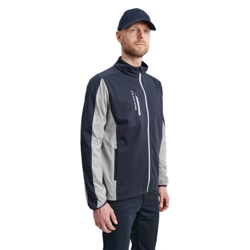 Men Dornoch Softshell Hybrid Jacket Navy/Light Grey (new Design) image 1