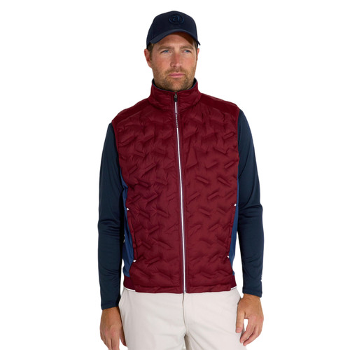 Men's Portrush Hybrid Vest Cranberry image 50