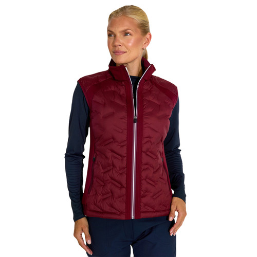 Portrush Hybrid Vest Cranberry image 36