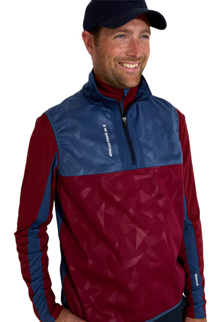 Men's Kingsbarn Hybrid Vest Cranberry image 20