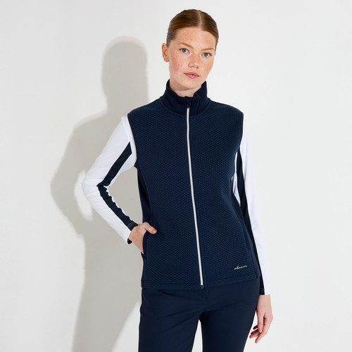 Carden Midlayer Vest Navy image 1