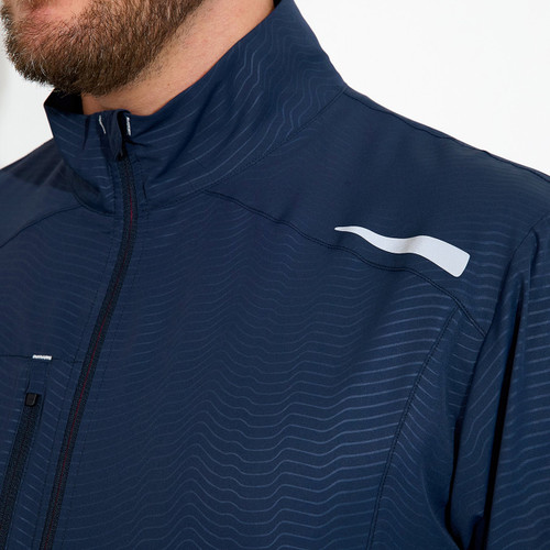 Men Lanark Stretch Wind Shirt (5oz) Navy image 2